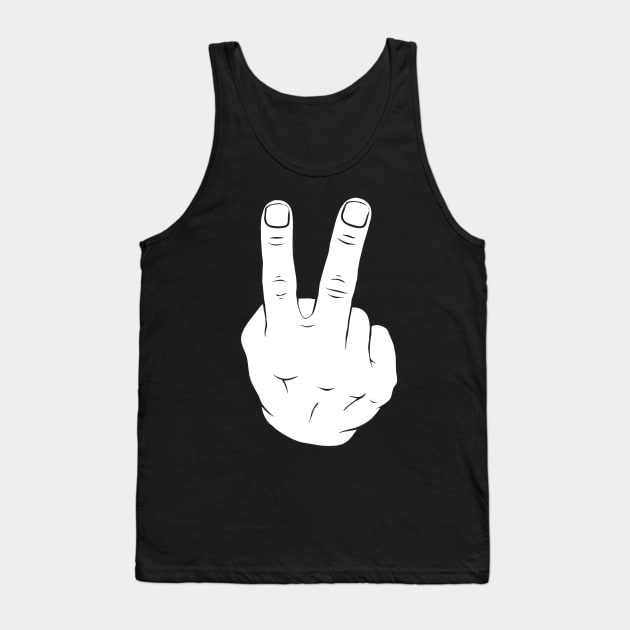 Two Fingers Tank Top by DementedDesigns